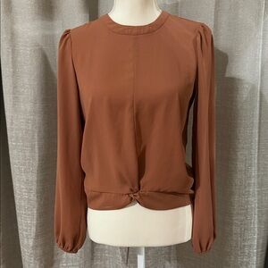 Nine West Rust Women's Blouse